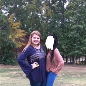 Flowy bell-sleeve shirt